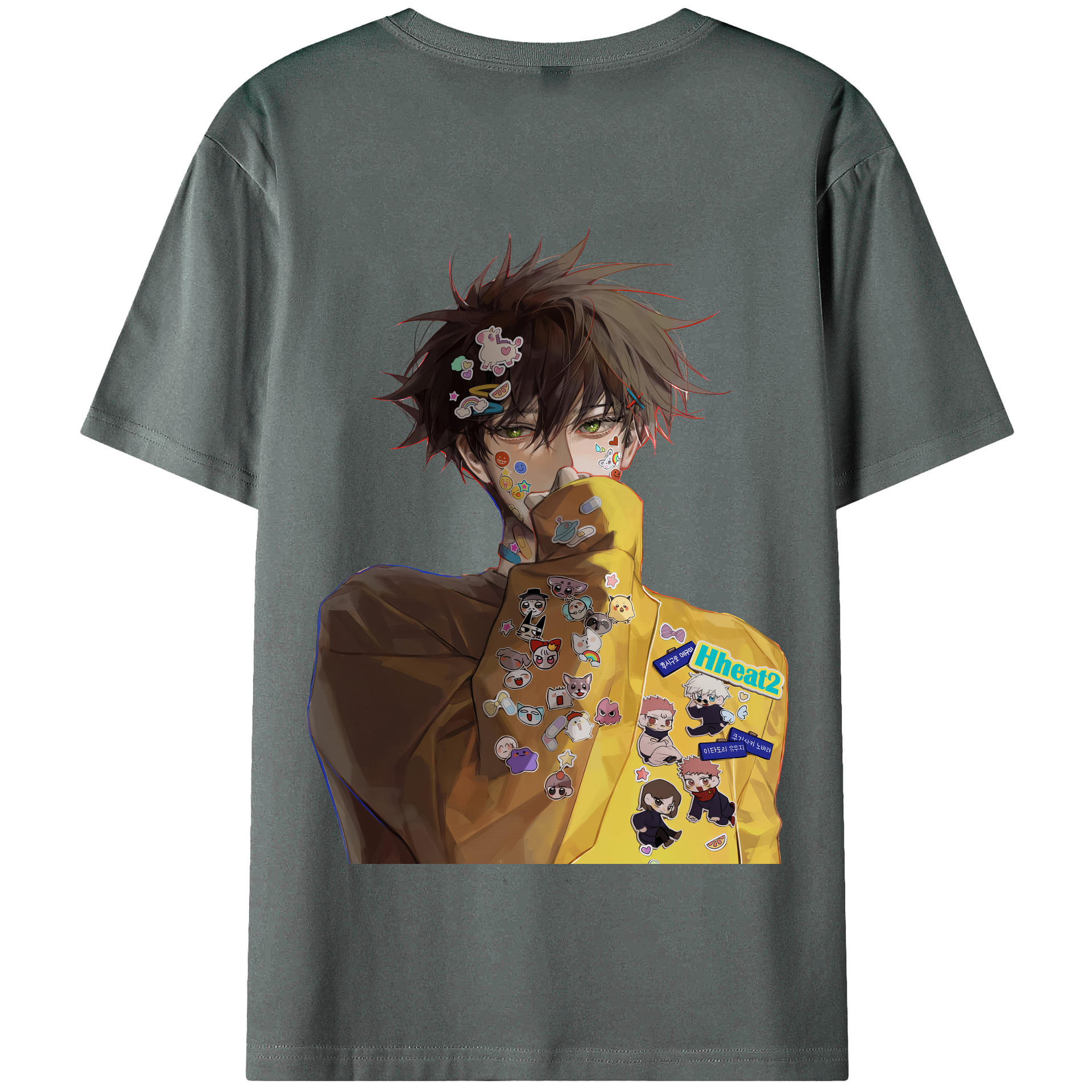（画像用） 呪術廻戦 Jujutsu Kaisen 綿100％半袖Tシャツ（背面プリント）